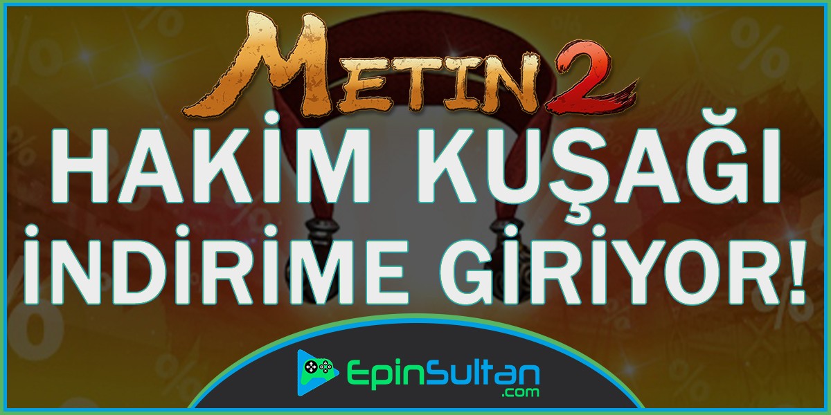 Metin2 Hakim Kuşağı İndirime Giriyor | EpinSultan