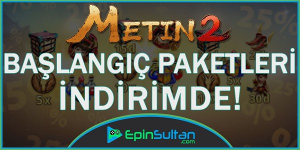Metin2 Başlangıç Paketleri İndirime Giriyor! | EpinSultan
