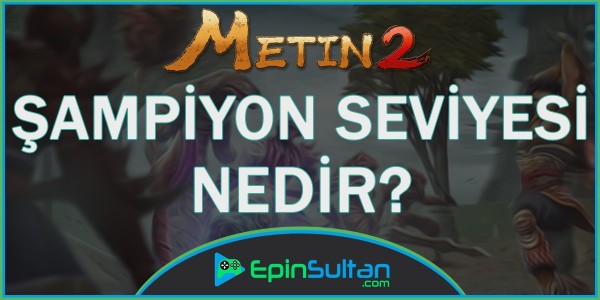 Metin2 Şampiyon Seviyesi Nedir? | EpinSultan