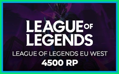 4500 RP Eu West Riot Points - 35 Euro
