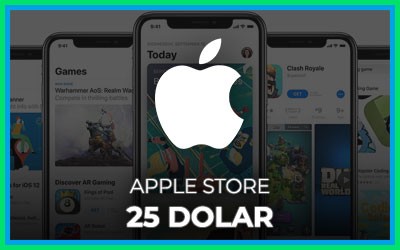 Apple Store 25 USD iOS