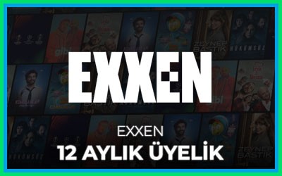 Exxen 12 Aylık Üyelik