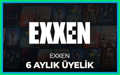 Exxen 6 Aylık Üyelik