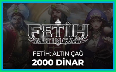 Fetih Altın Çağ 2000 Dinar