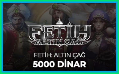 Fetih Altın Çağ 5000 Dinar