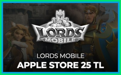 Lords Mobile Elmas 25 TL Apple Store