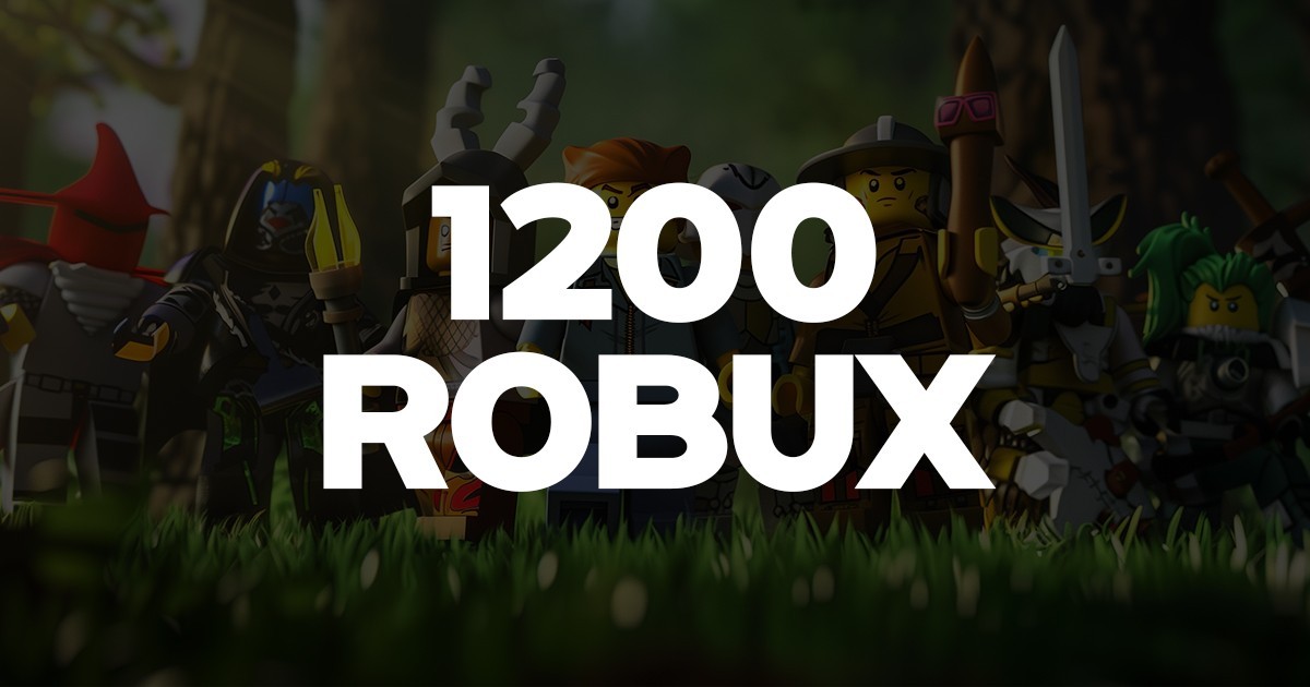 Roblox 1200 Robux