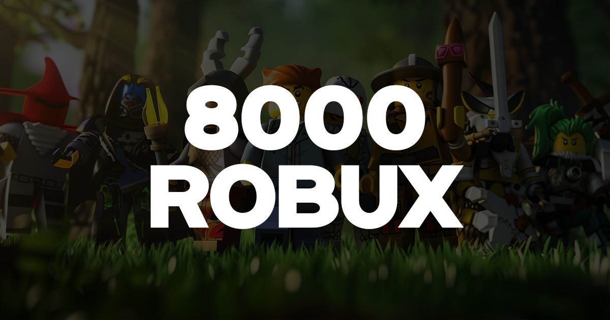 Roblox 8000 Robux