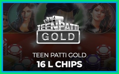 Teen Patti Gold - 16 L Chips (INT)