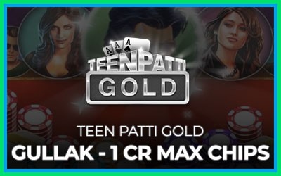 Teen Patti Gold - Gullak - 1Cr Max Chips (INT)