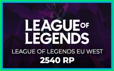 2540 RP Eu West Riot Points - 20 Euro