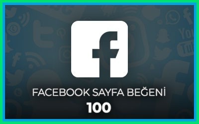 Facebook Sayfa Beğeni 100 Adet
