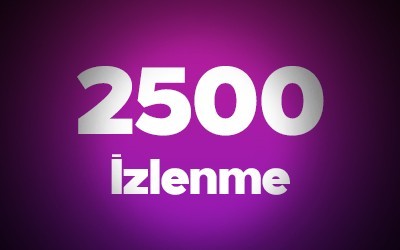 Instagram 2.500 İzlenme