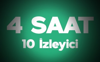 Kick 4 Saat 10 Adet Canlı Yayın İzleyici