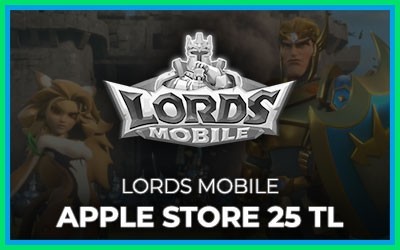 Lords Mobile Elmas 25 TL Apple Store
