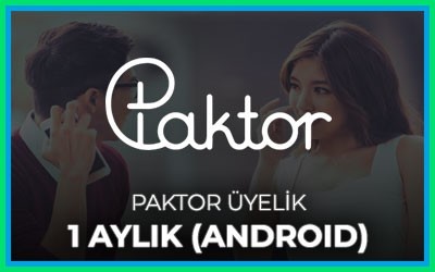 Paktor 1 Aylık Üyelik Android
