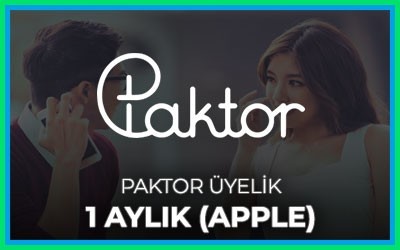 Paktor 1 Aylık Üyelik Apple