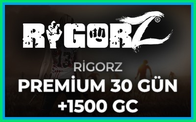 RigorZ Premium 30 Gün + 1500GC