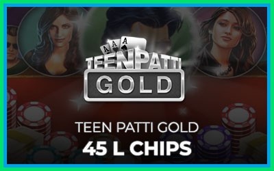 Teen Patti Gold - 45 L Chips (INT)