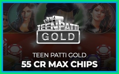 Teen Patti Gold - 55 Cr Max Chips (INT)