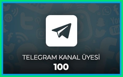 Telegram 100 Kanal Üyesi
