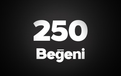 TikTok 250 Beğeni