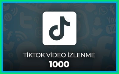 Tiktok Video İzlenme 1000 Adet