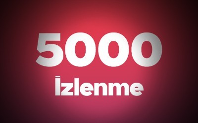 YouTube 5.000 İzlenme