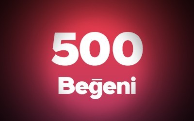 YouTube 500 Beğeni
