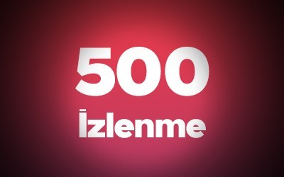 YouTube 500 İzlenme