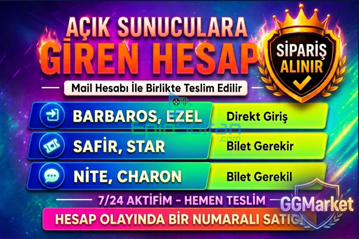100x Mail Her bir Mailde 1 id Ezel giren Hesaplar 100x Mail Her bir Mailde 1 id Ezel giren Hesaplar