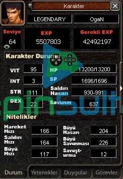 64 LEVEL HAVA G5 BEDENSEL DETAYLAR ÖZELDEN VERİLECEKTİR 64 LEVEL HAVA G5 BEDENSEL DETAYLAR ÖZELDEN VERİLECEKTİR