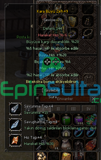 İhtiyaçtan acil 90 lvl büyülü silah sura Resim 2