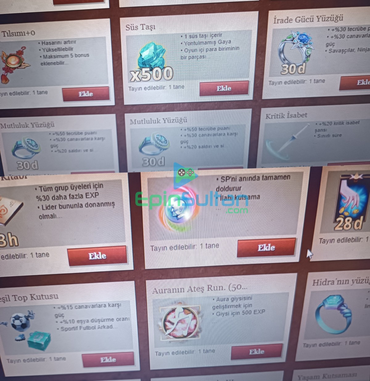 Karakter+itemler metin 2 ruby lucifer Resim 2