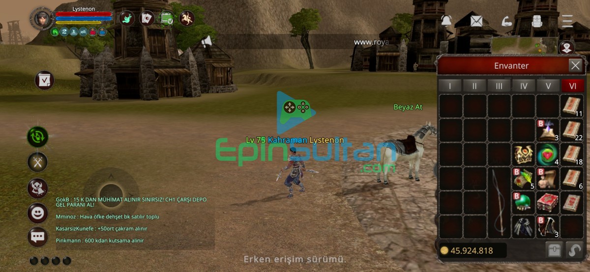 Satılık 75 lvl suikastçi ninja Resim 2