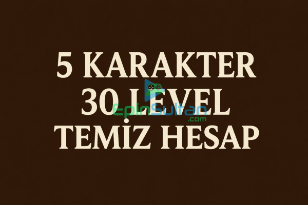 1mail 1id 5 karakter 30 level 724 Aktifim