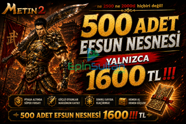 500 EFSUN NESNESİ PİYASA6 YALNIZCA 1600 TL