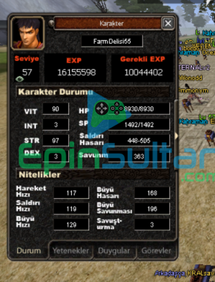 57 leel exp 62 at asker