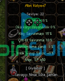 +7 ALTIN KOLYE UYGUNA