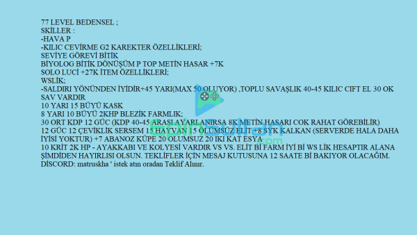 77 LEVEL - FULL BİTİK ELİT BEDENSEL