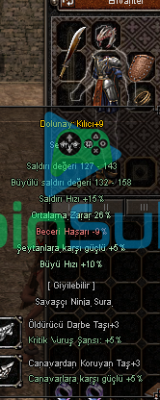 +9 DOLU 26 ORT 3 TAŞLI - 900 TL