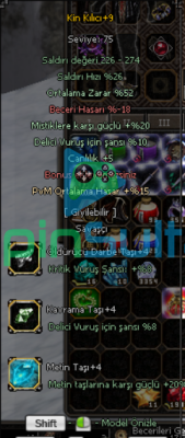 +9 KİN KILICI PVM15