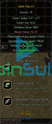 +9 ZEHİR -- 50 ORT -- 20 ÖLÜMSÜZ -- 20 ŞEYTAN