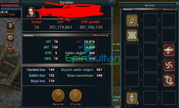 Aleata 54 lvl şaman 3p li