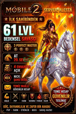 Mobile2 Alesta 61 lvl Savaşçı Bedensel